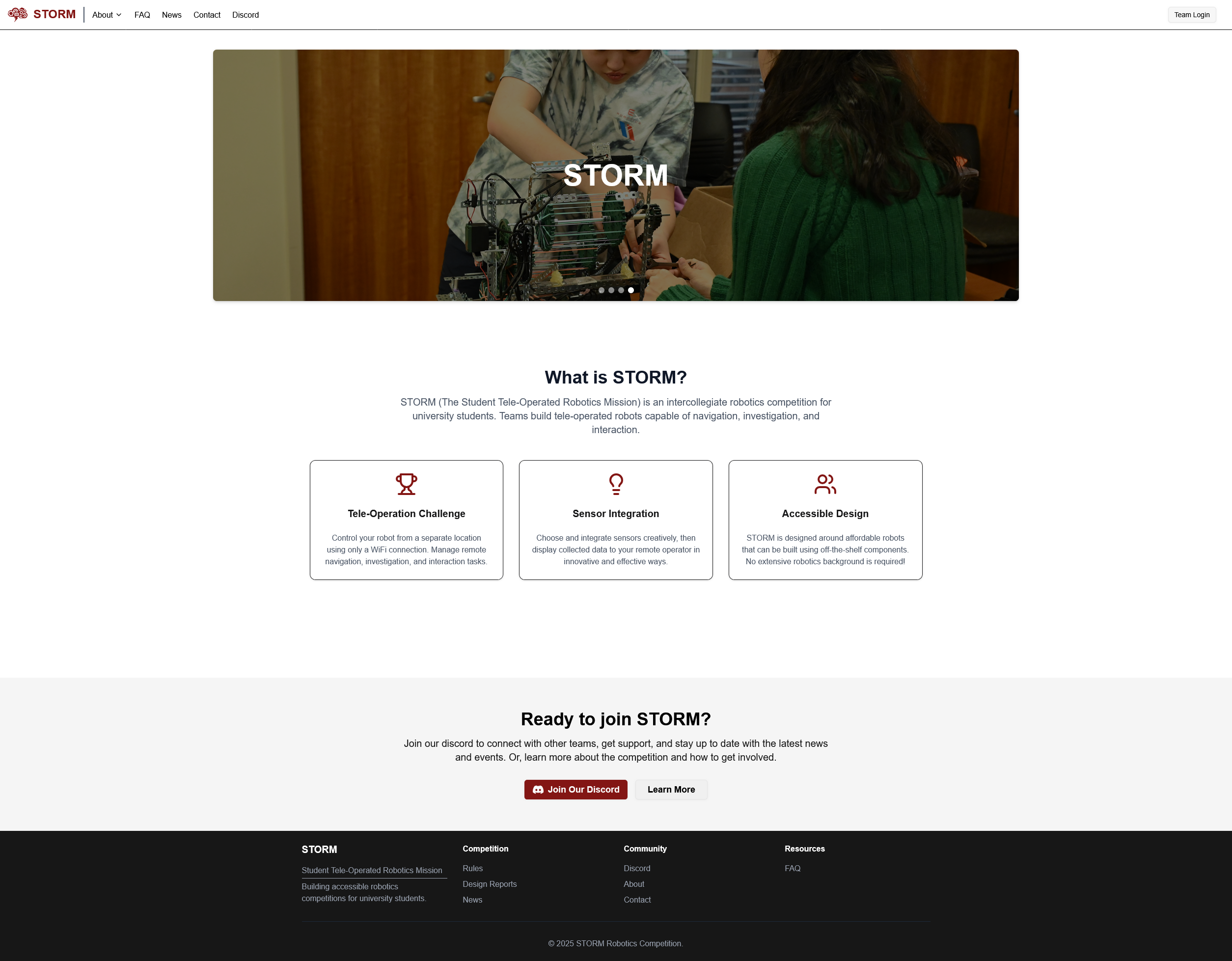 STORM Website